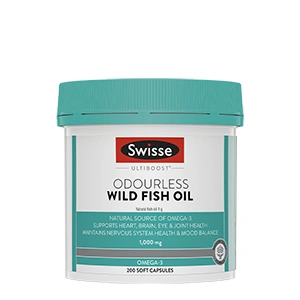 Swisse Ultiboost Odourless Wild Fish Oil