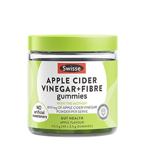 Swisse Apple Cider Vinegar + Fibre Gummies